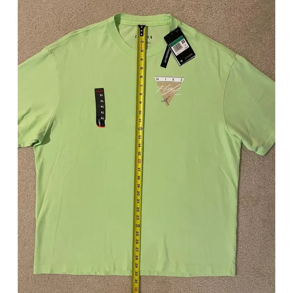Jordan Flight Essential Green Graphic Tee Shirt CZ8063-358 Men's Size XL Nike